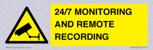 24/7 MONITORING AND REMOTE RECORDING